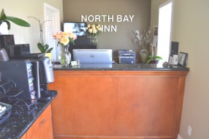 Welcome To North Bay Inn - Reception Desk